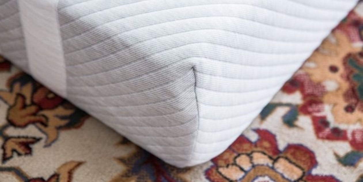 The Leesa mattress, with its comfortable cloth cover and signature stripes, is our top pick for how most people sleep.