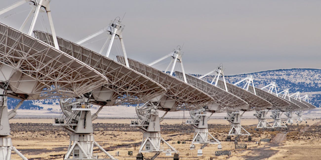 The Very Large Array in New Mexico has long been associated with the search for extraterrestrial intelligence, or SETI