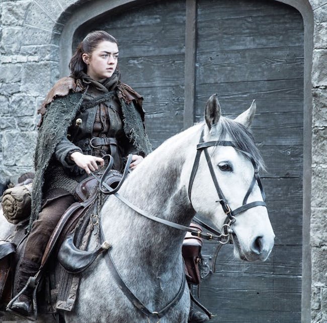 Maisie Williams as Arya Stark in 'Game of Thrones' Season 7