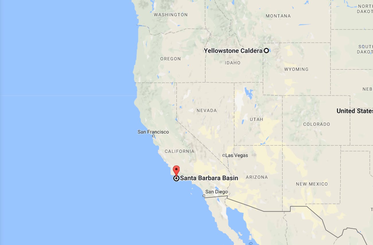 yellowstone map california