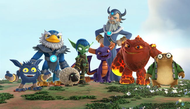 The heroes of 'Skylanders Academy'.