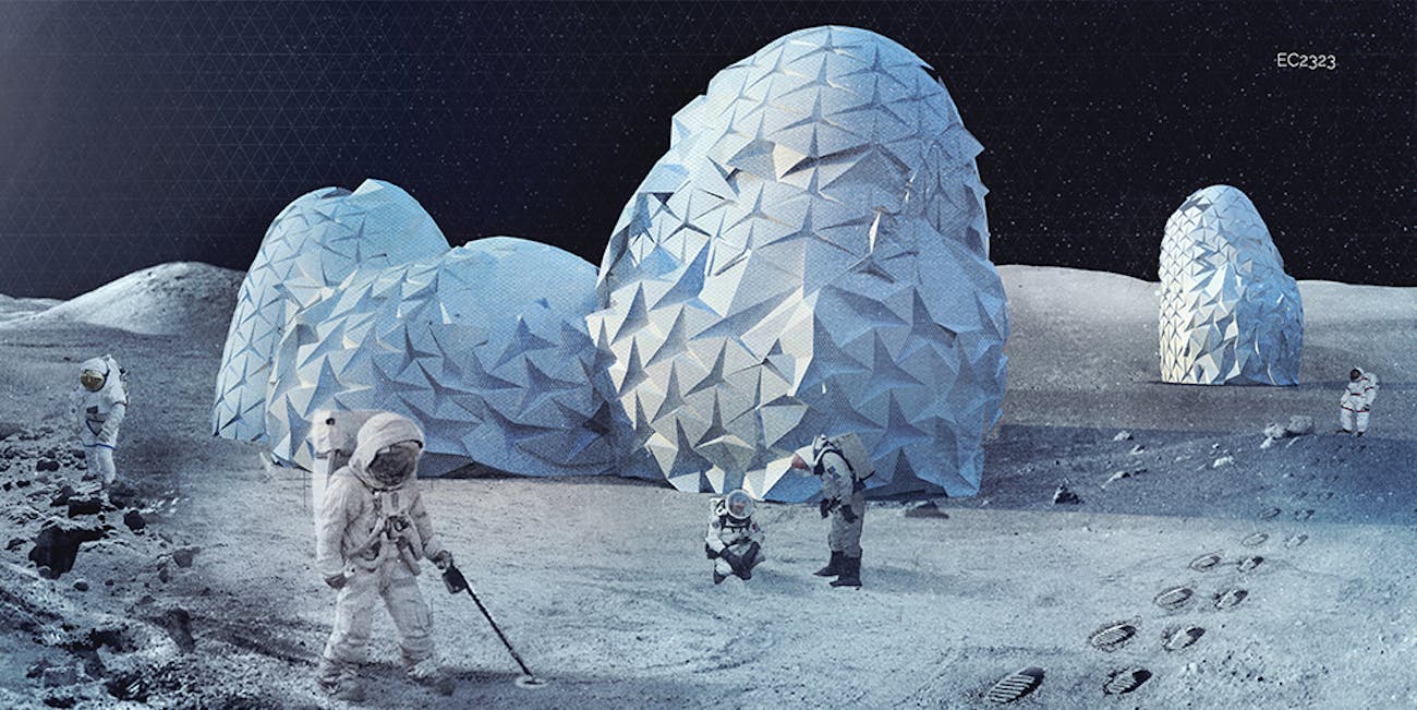 Here Are Three Stunning Visions for a Future Colony on the Moon Inverse