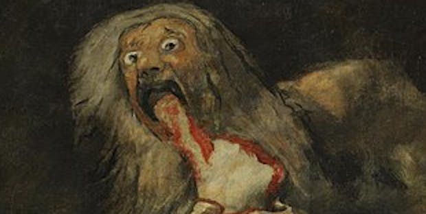 Francisco de Goya's "Saturn Devouring His Son."