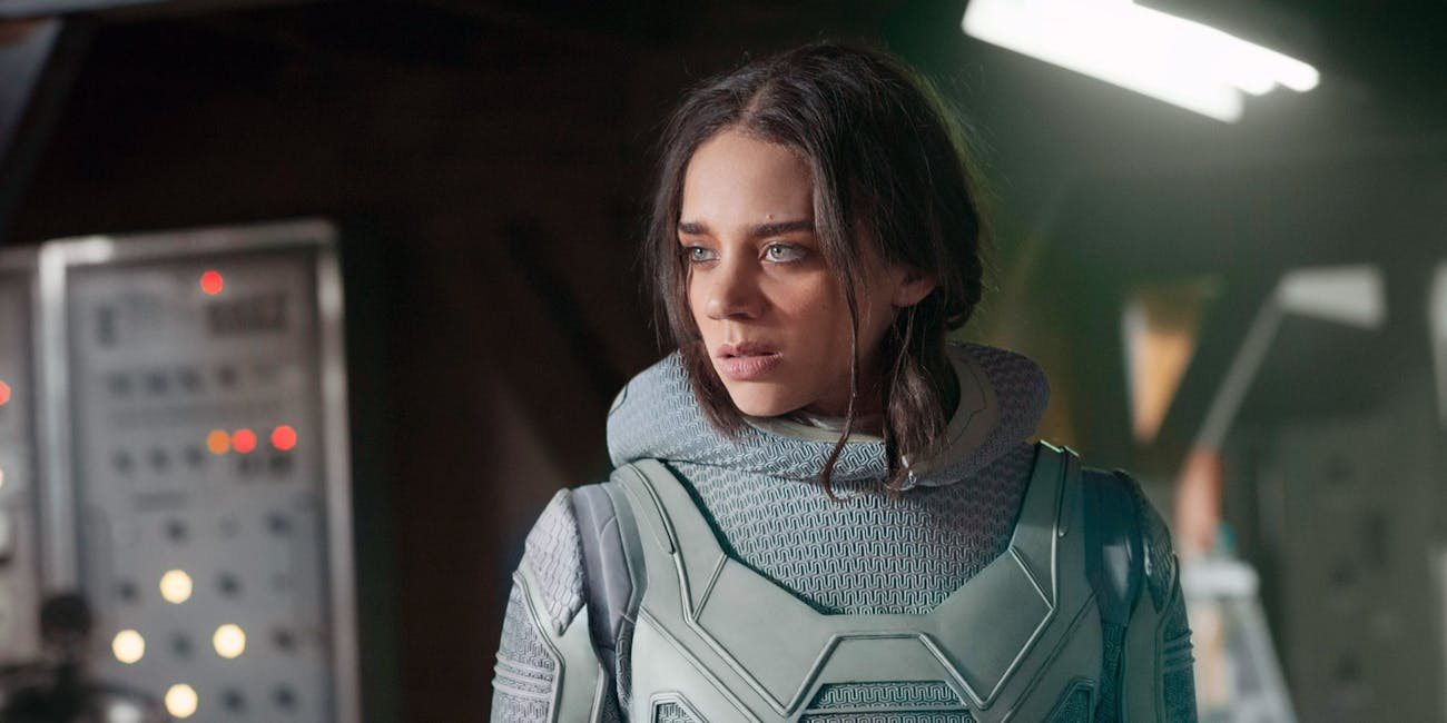 Hannah John-Kamen plays Ava Starr, aka Ghost, in 'Ant-Man and the Wasp'.