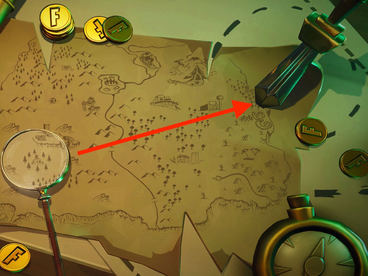 fortnite treasure map loading screen location where the knife points inverse - isle of treasure loading screen fortnite knife