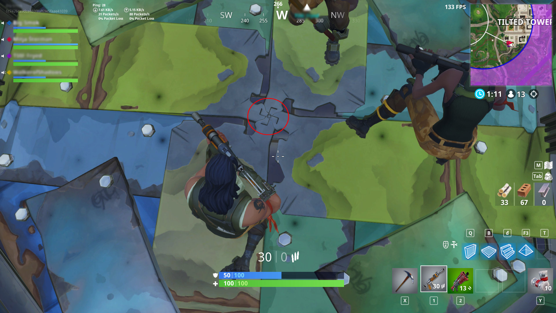 Fortnite Swastika How An Unintended Nazi Symbol Appeared In Game - fortnite players accidentally create a swastika