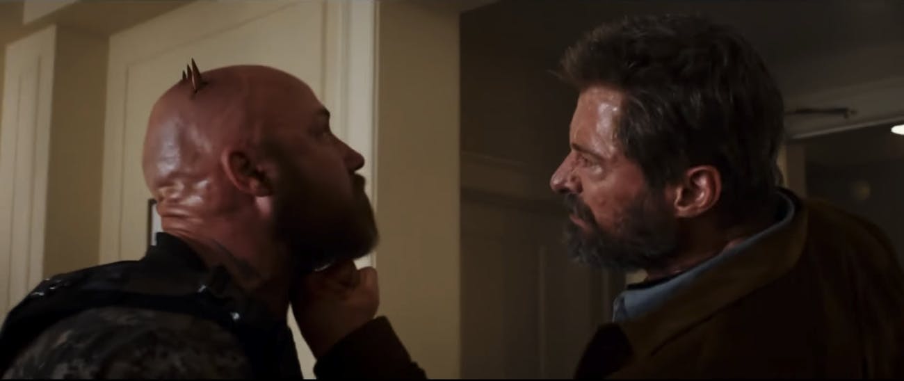 Scene from International 'Logan' trailer red-band