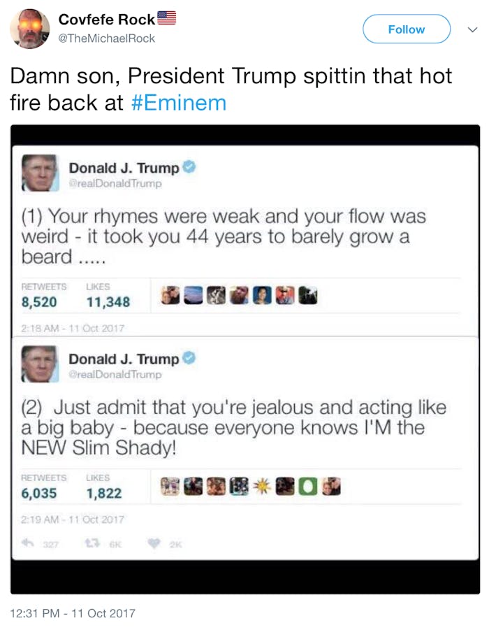Donald Trump Response To Eminem | after eminem s bet rap goes viral we re still waiting on Donald Trump Response To Eminem | after eminem s bet rap goes viral we re still waiting on