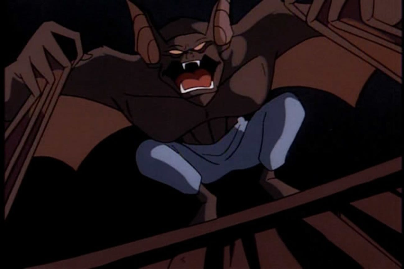 batman man bat attack
