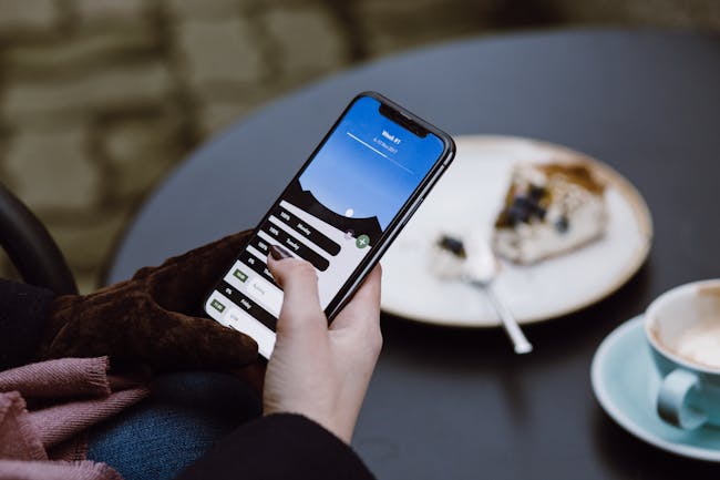 The iPhone X in action.