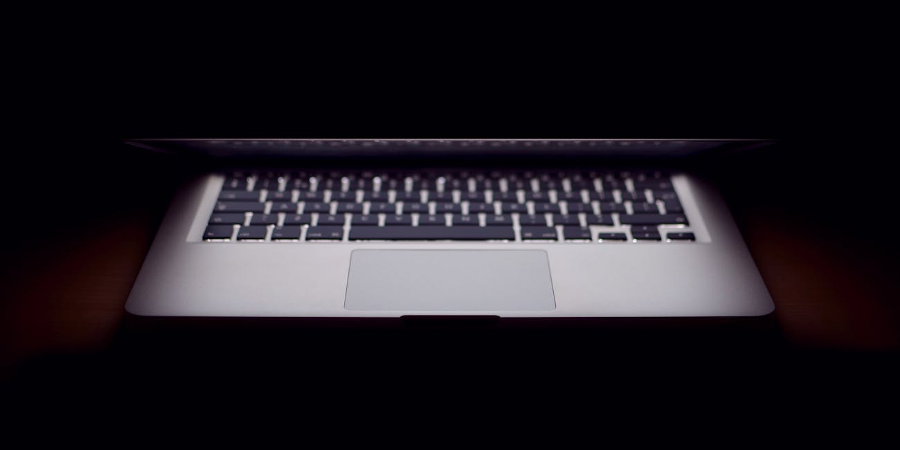 laptop glow