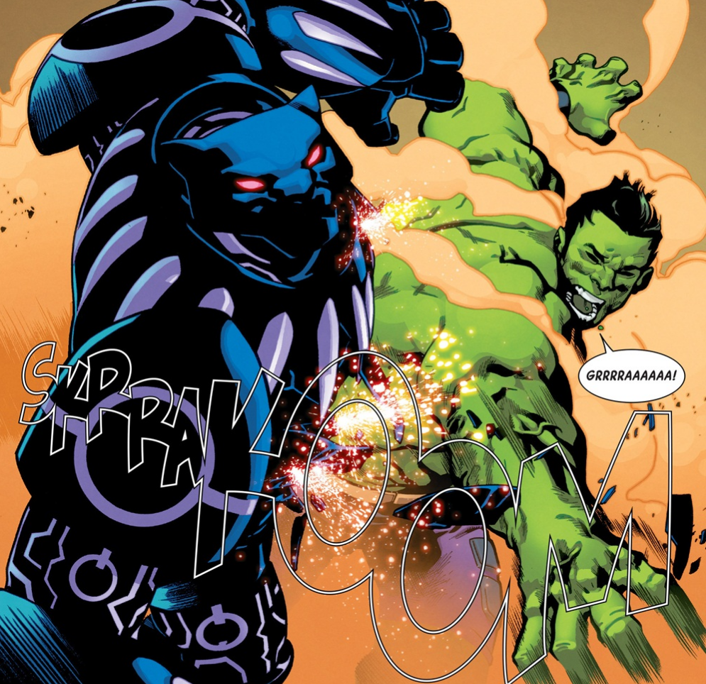black panther hulk buster