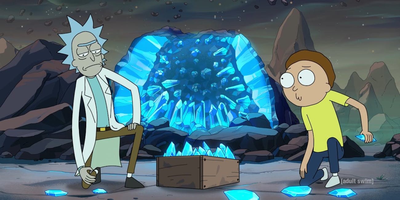 rick and morty death crystals