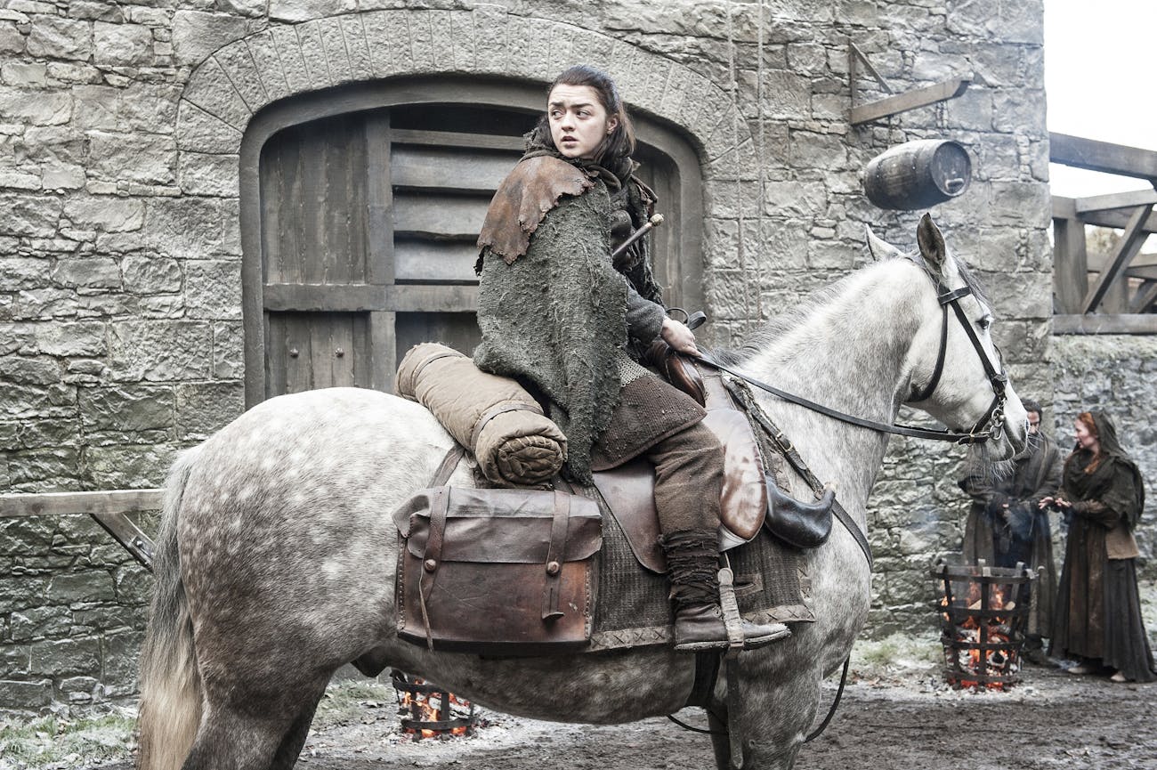 Maisie Williams as Arya Stark in 'Game of Thrones' Season 7 episode 2, 'Stormborn'