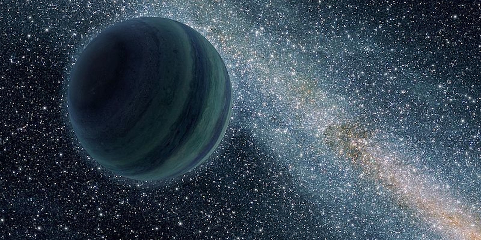Artist's rendering of a rogue planet.