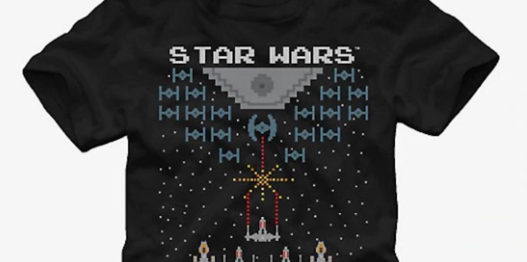 STAR WARS PIXEL BATTLE OF YAVIN T-SHIRT