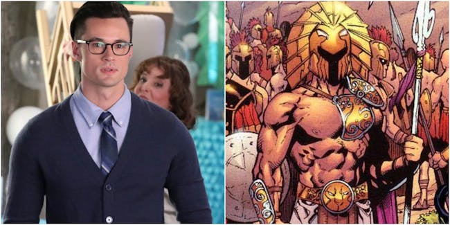 Alex, who super isn't The Olympian on 'Powerless,' and the hero from the original DC comics.