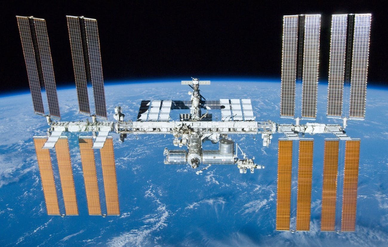 ISS, stazione spaziale internazionale. 