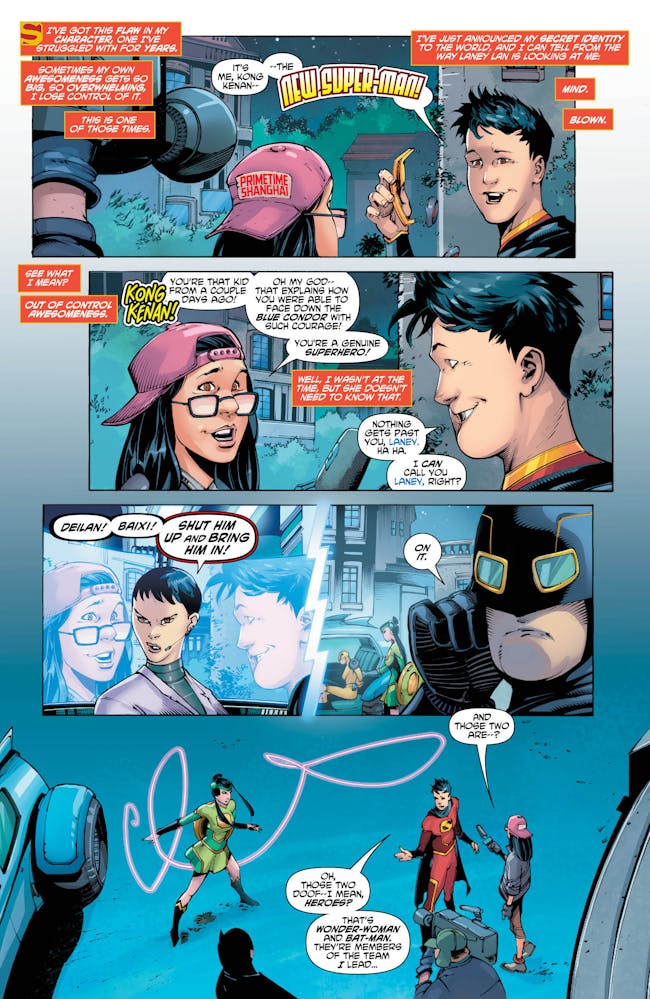 DC Comics New Super-Man Chinese Superman
