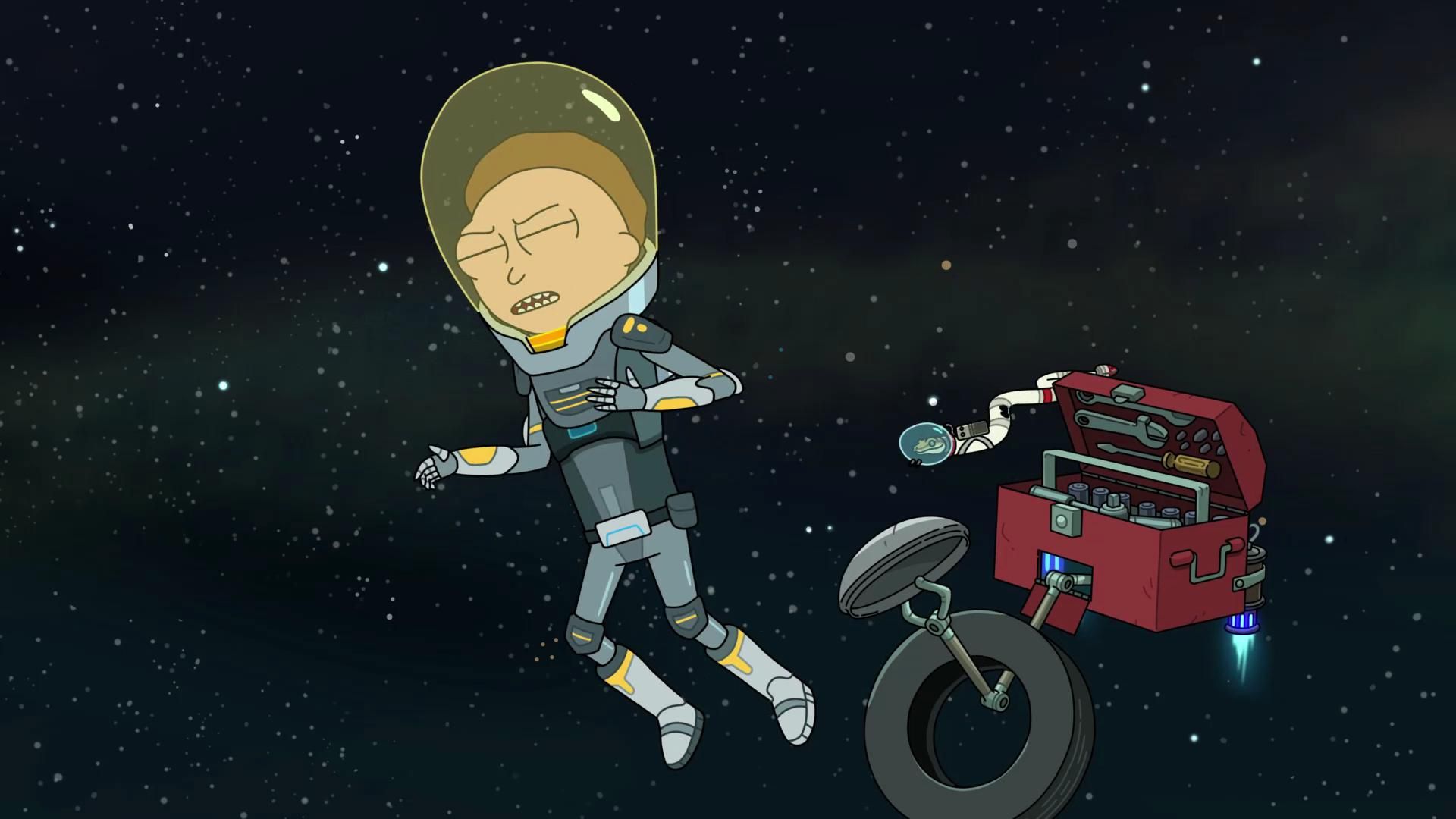 rick and morty space snake