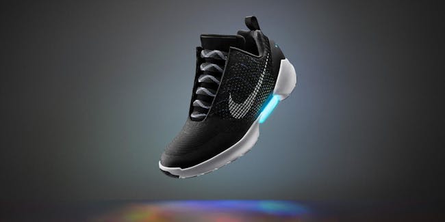 Nike self-tightening shoes
