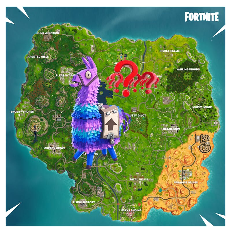 fortnite supply llama locations where to find them on the map inverse - fortnite generator get all the loot