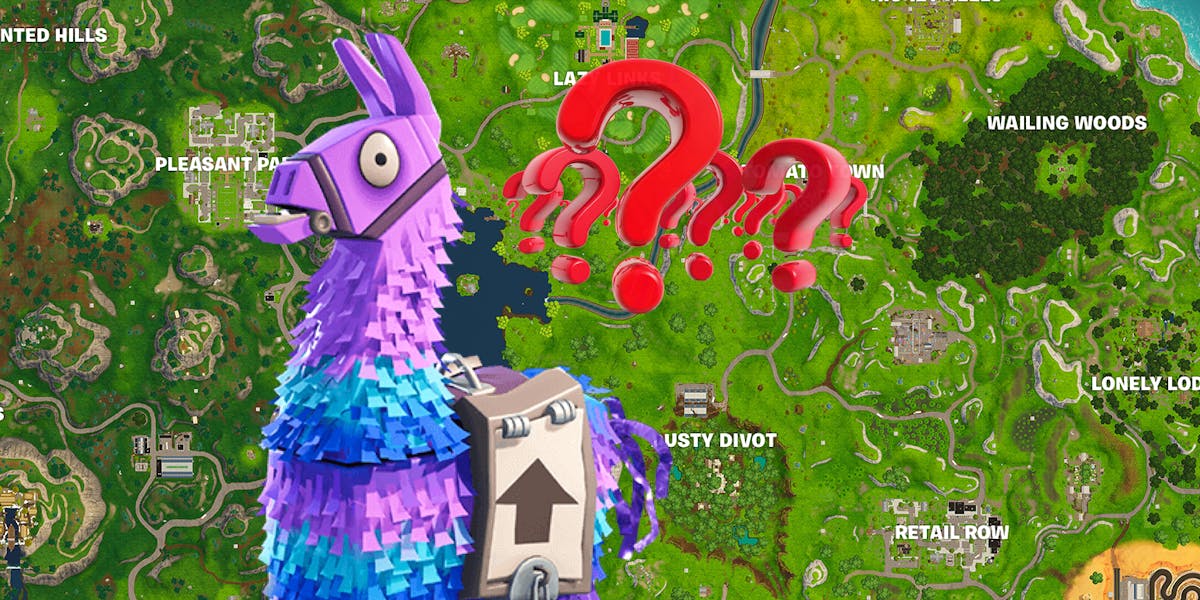fortnite supply llama locations where to find them on the map inverse - where should i land in fortnite battle royale season 6