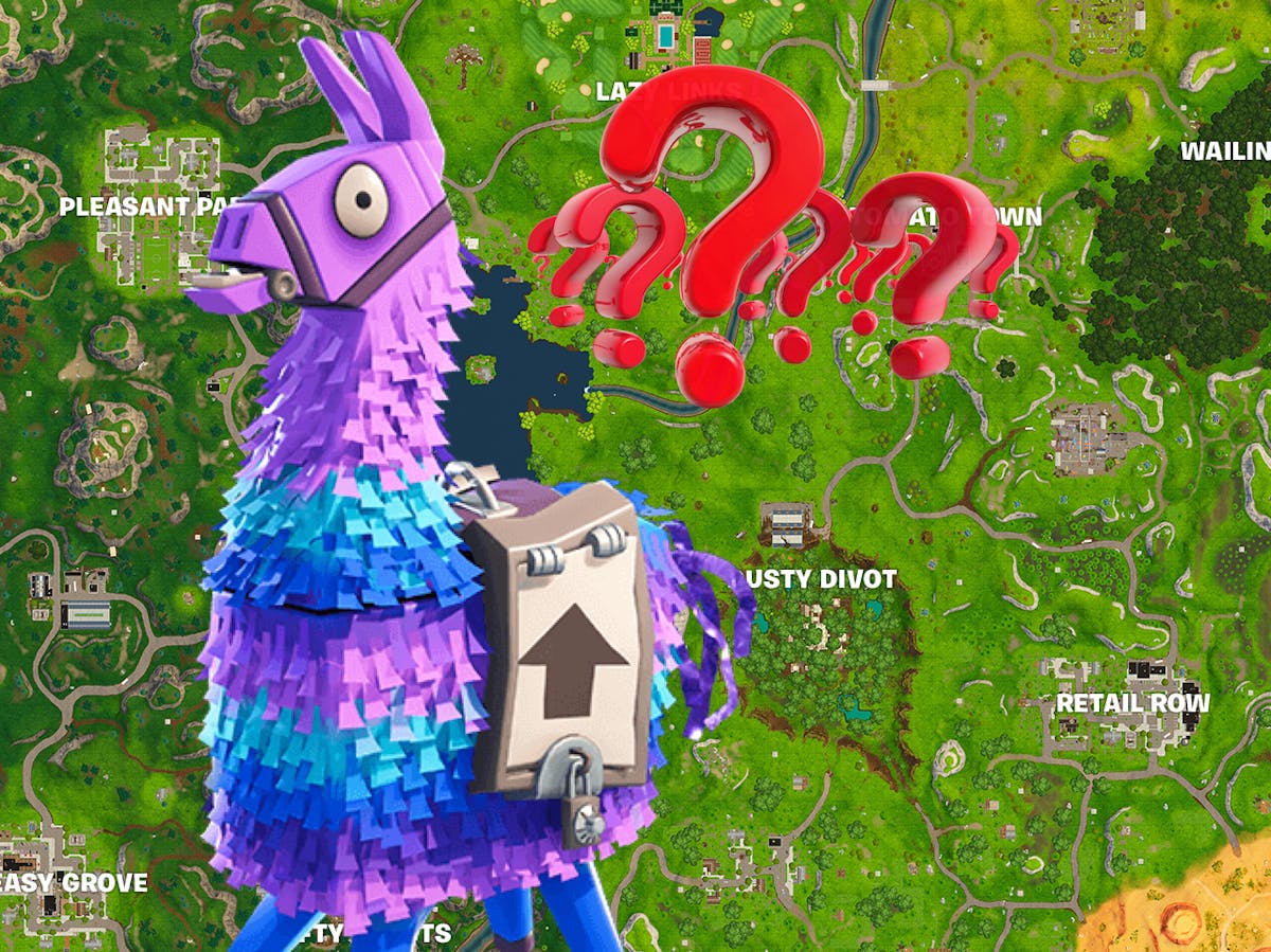 fortnite supply llama locations where to find them on the map inverse - where am i going to drop in fortnite