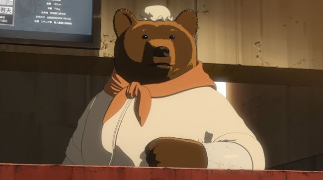 In a dark, spacefaring future, some people cyberize into anthropomorphic momma bears.