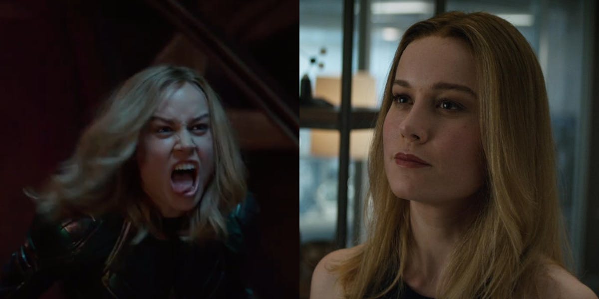 'Avengers: Endgame' Gives Captain Marvel Dramatic New Look ...