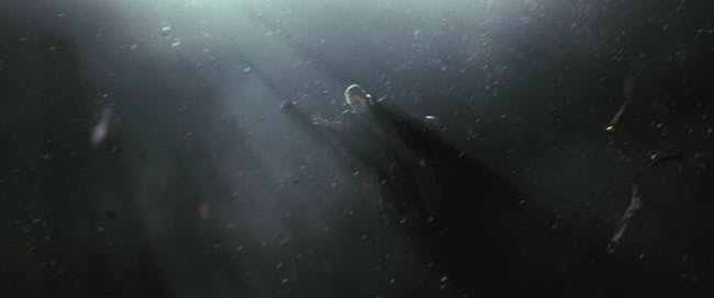 Leia in space in 'The Last Jedi'