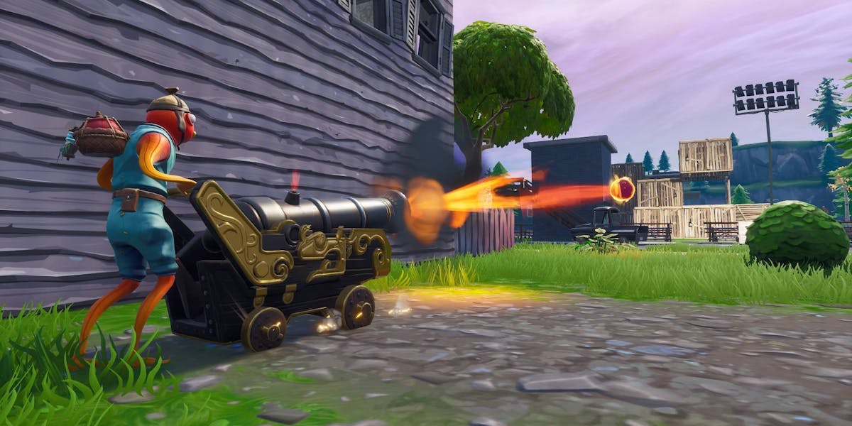 fortnite week 2 challenges cannon locations map video and guide inverse - where are apples in fortnite season 8