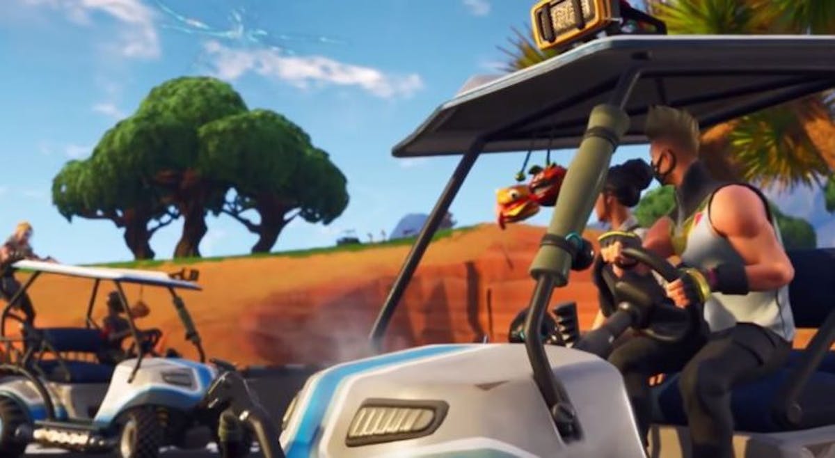 fortnite flaming hoops challenge issue why atks and carts were removed inverse - what is an atk in fortnite