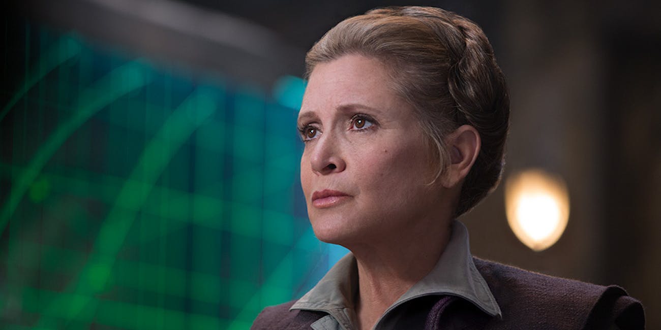 General Leia Organa in 'The Force Awakens'.