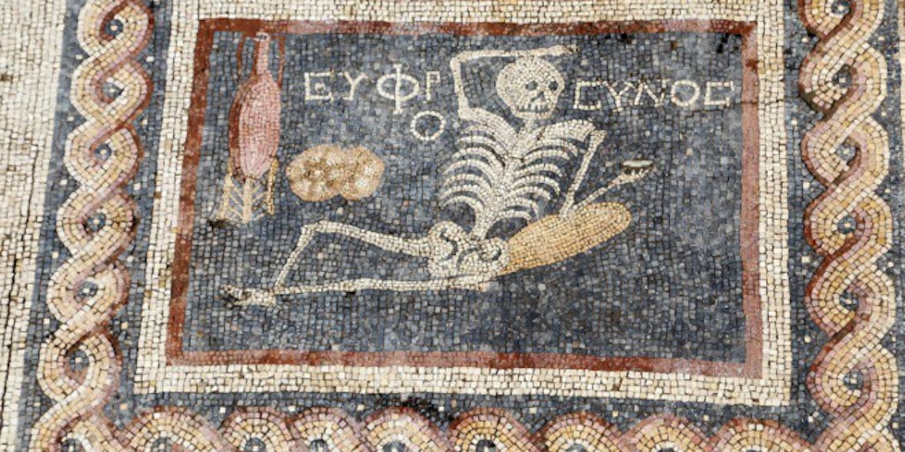 Archaeologists Discover Ancient Skeleton Meme Mural Saying Be Archaeologists Discover Ancient Skeleton Meme Mural Saying Be