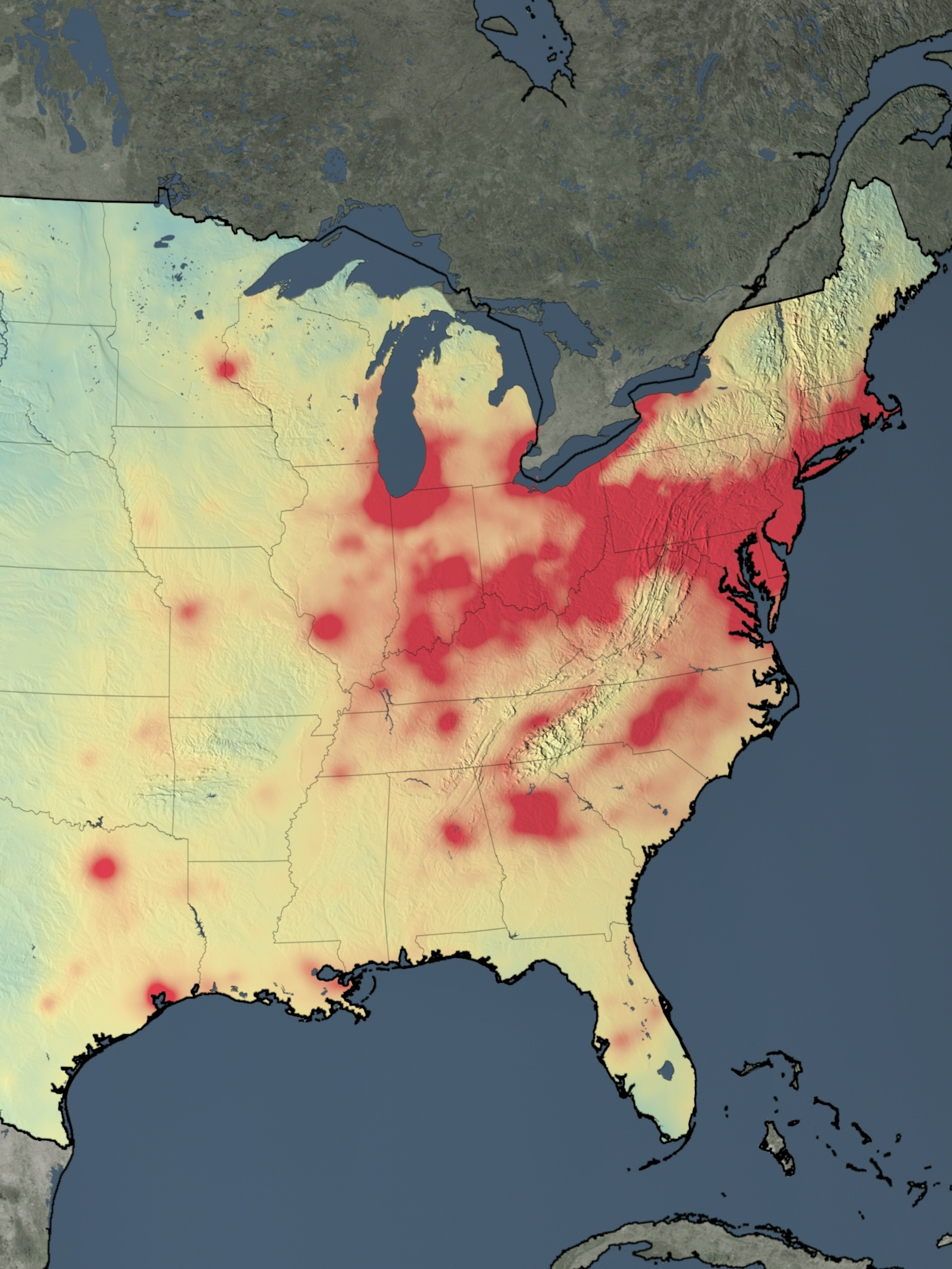 Nasa Air Pollution Map