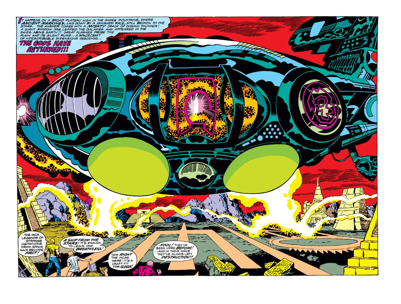 Jack Kirby Eternals Ship Thor Ragnarok