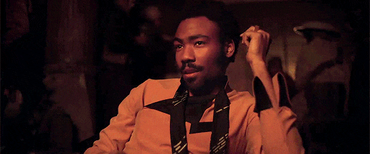 Donald Glover as Lando in 'Solo.'