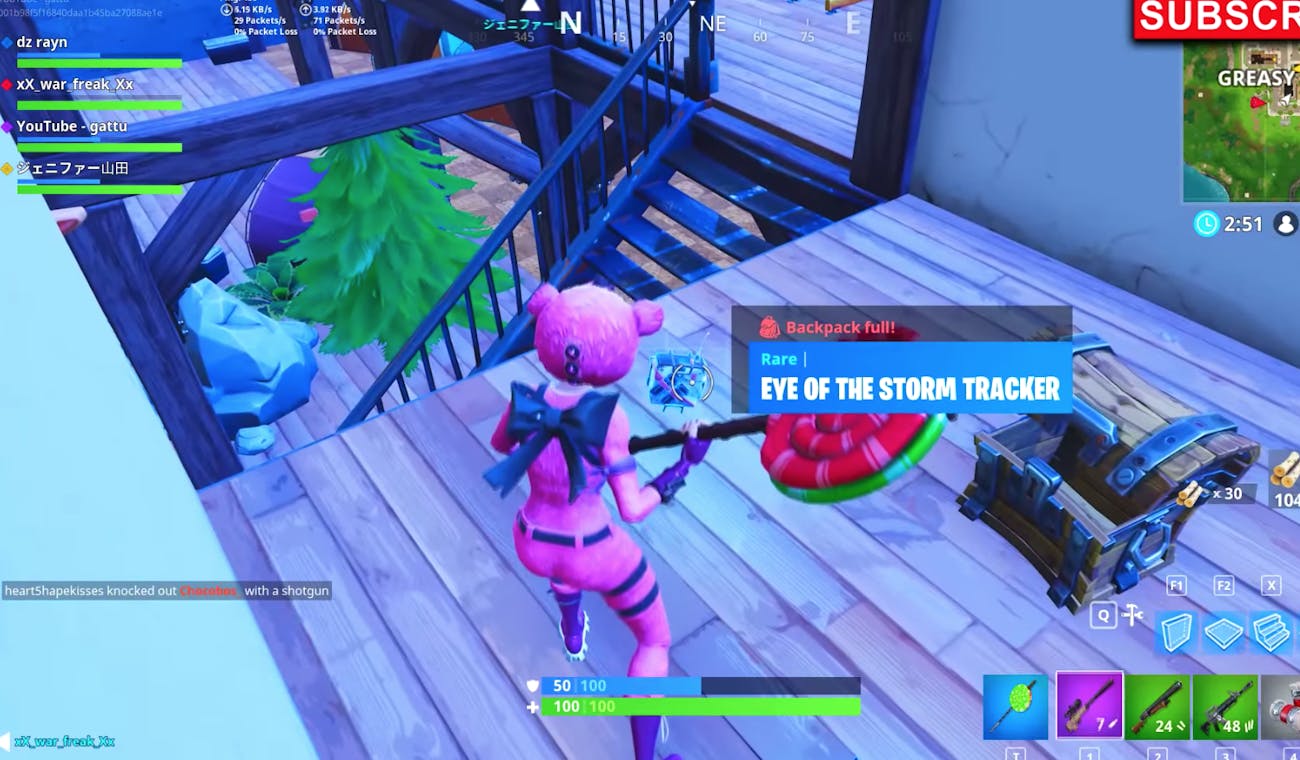 fortnite eye of the storm tracker backpack how and why to get it - fortnite backpack all