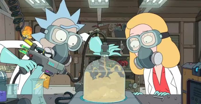 Beth and Rick really bonded back there.