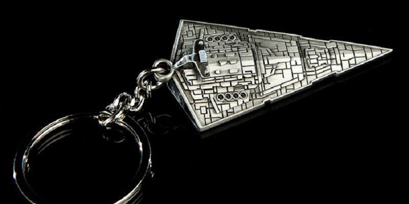 star wars star destroyer keychain