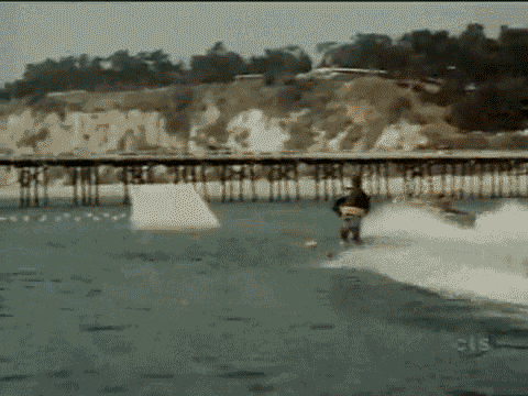The Fonz jumps the shark.