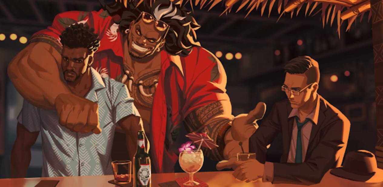 overwatch blizzard mauga baptiste backstory hero 32