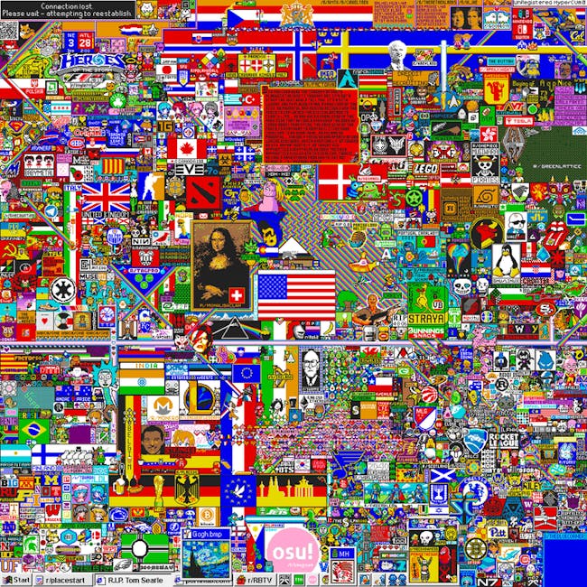 A cleaned up version of Reddit's r/place experiment.