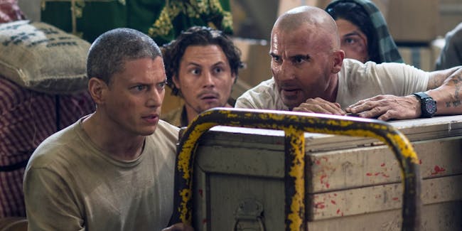 Some cast members of 'Prison Break: Resurrection'.