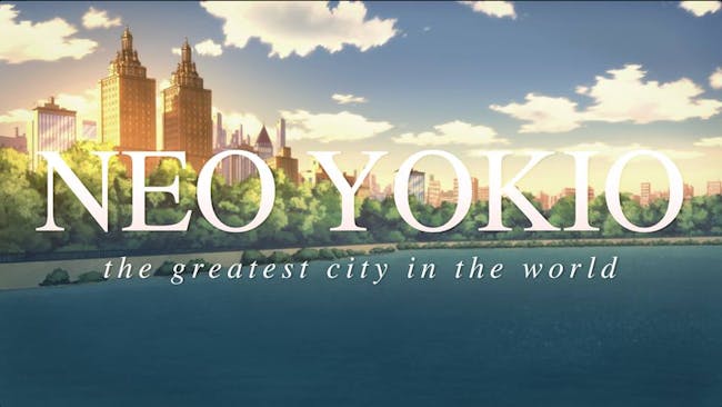 Neo Yokio is marketed as the greatest city in the world.