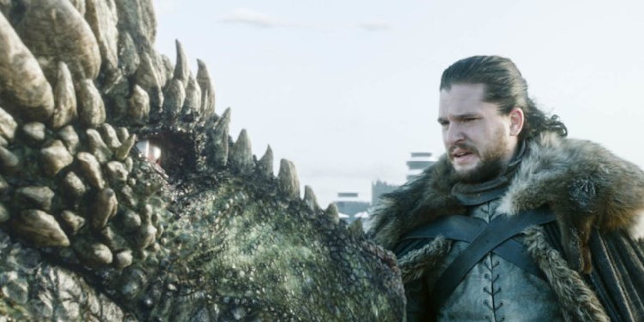Game of Thrones Jon Snow Rhaegal