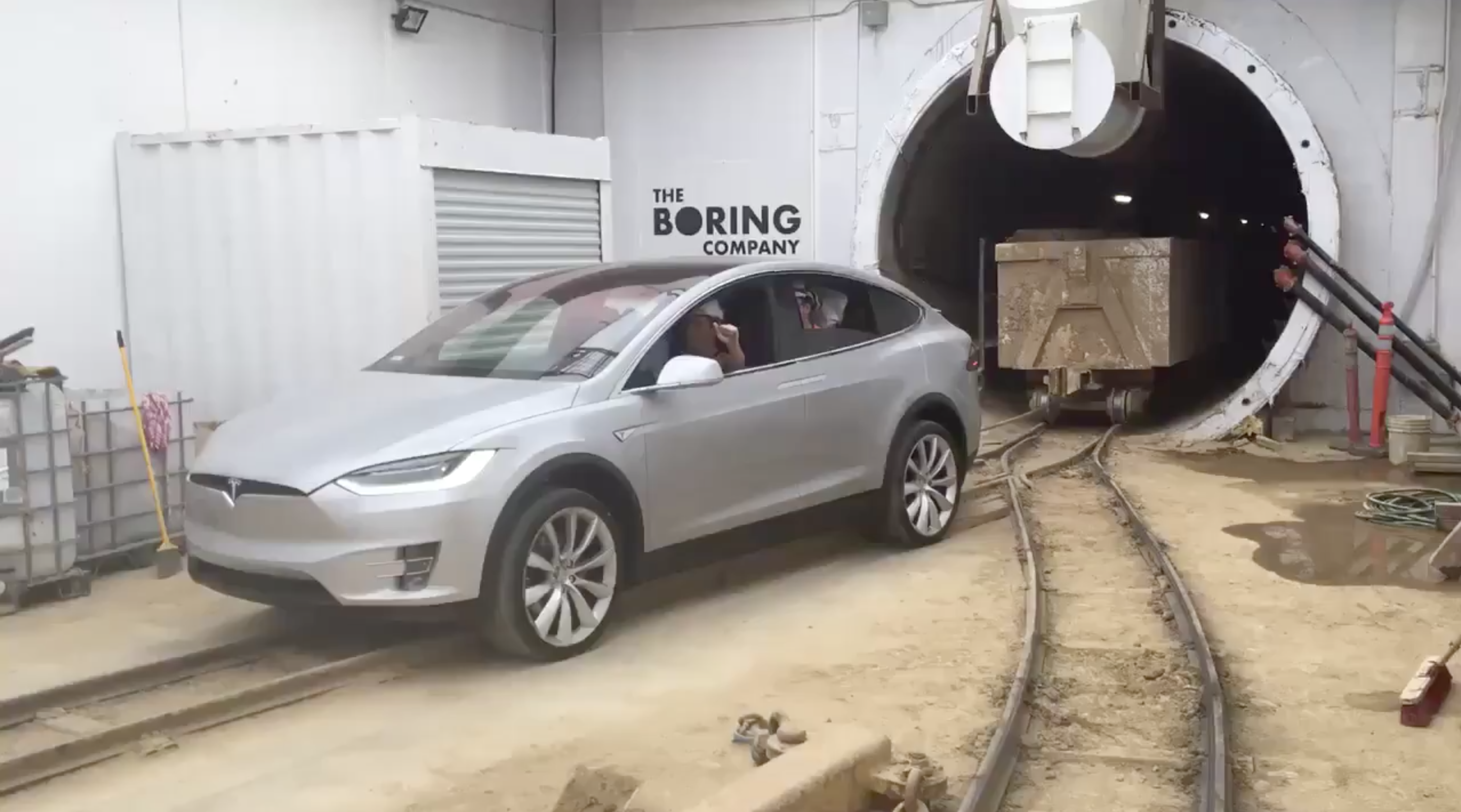 Watch This Tesla Model X Pull 250000 Pounds In Incredible