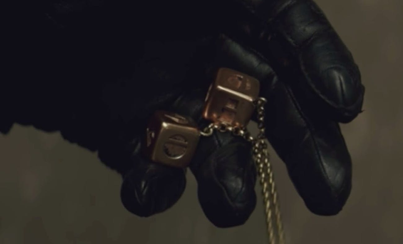 The dice.