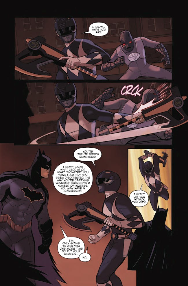 Power Rangers Justice League Batman